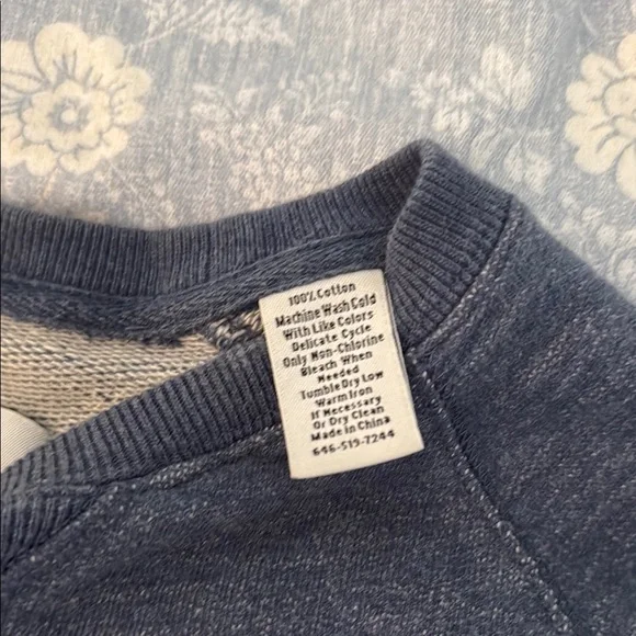 Jack Spade Blue Sweatshirt Classic Pullover - Picture 4 of 5